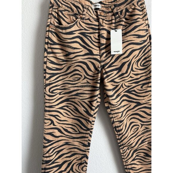 Free People X Wrangler Wild West 603 PURR High Rise Straight Leg Jeans Sz 28 NEW - Picture 10 of 16